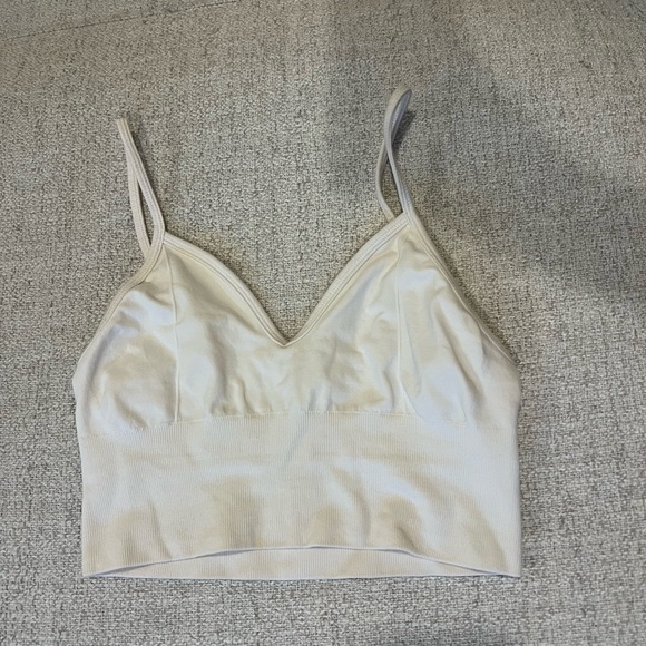 Alo Yoga Delight Bralette Ivory - Picture 3 of 4